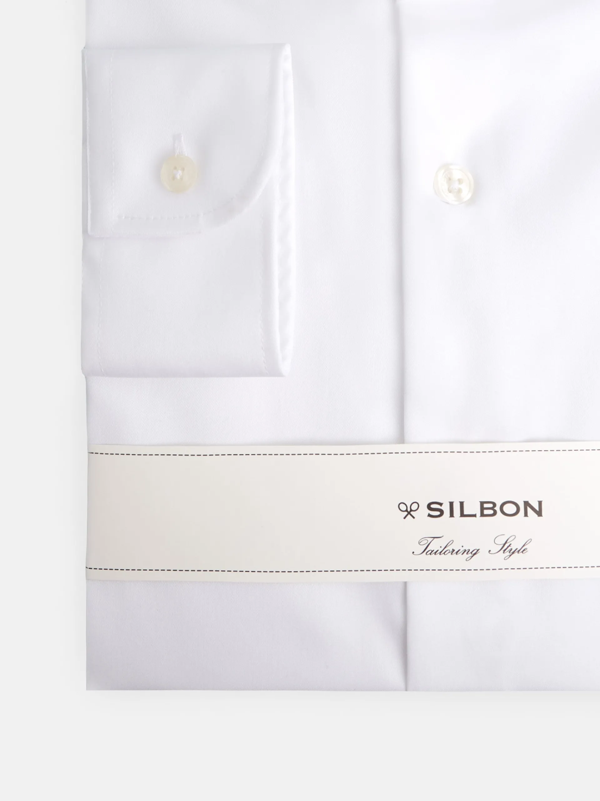 Silbon Formal Y Etiqueta·Camisas De Vestir-Camisa vestir blanca puño simple easy iron Blanco