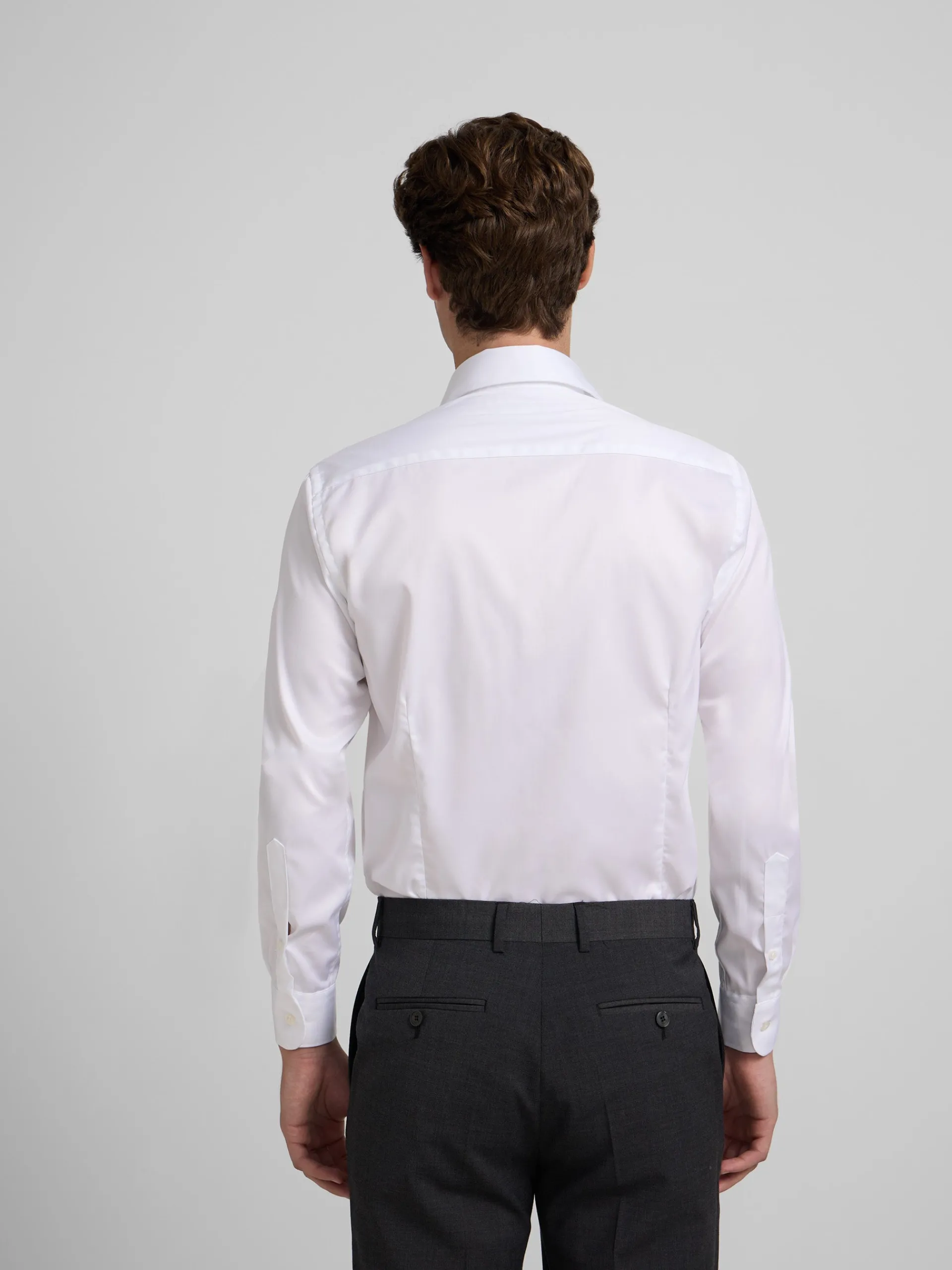 Silbon Formal Y Etiqueta·Camisas De Vestir-Camisa vestir blanca puño simple easy iron Blanco