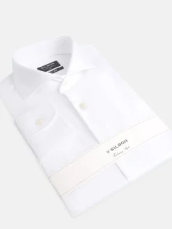 Silbon Formal Y Etiqueta·Camisas De Vestir-Camisa vestir blanca puño simple easy iron Blanco