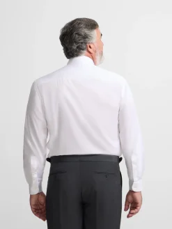 Silbon Formal Y Etiqueta·Camisas De Vestir-Camisa vestir blanca puño simple easy iron Blanco