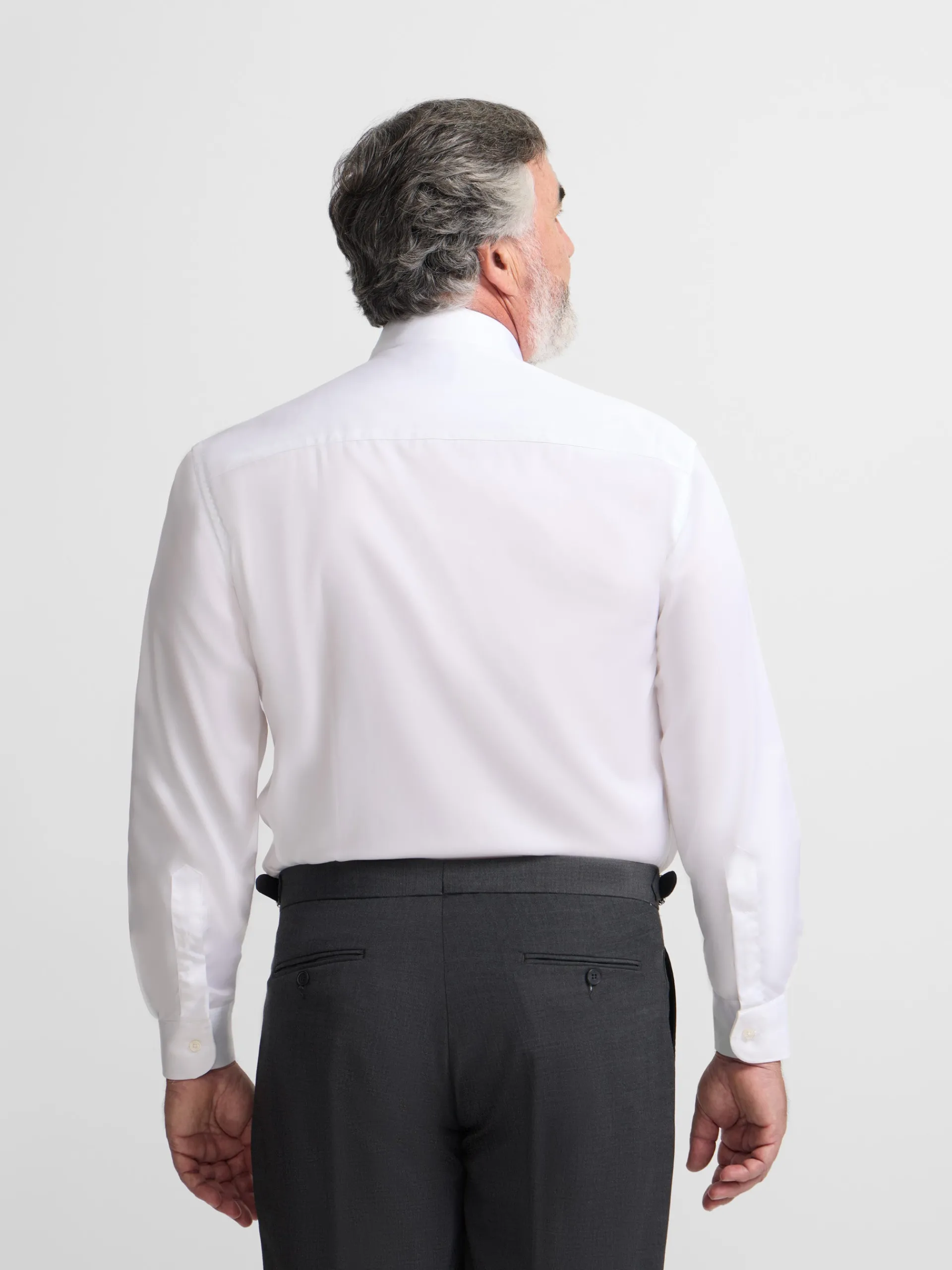 Silbon Formal Y Etiqueta·Camisas De Vestir-Camisa vestir blanca puño simple easy iron Blanco