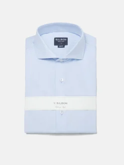 Silbon Formal Y Etiqueta·Camisas De Vestir-Camisa vestir clara estructura Celeste