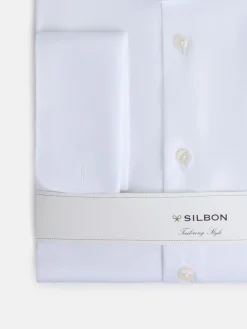 Silbon Formal Y Etiqueta·Camisas De Vestir-Camisa vestir easy iron puño doble blanca Blanco