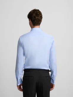 Silbon Formal Y Etiqueta·Camisas De Vestir-Camisa vestir espiga puño doble Celeste