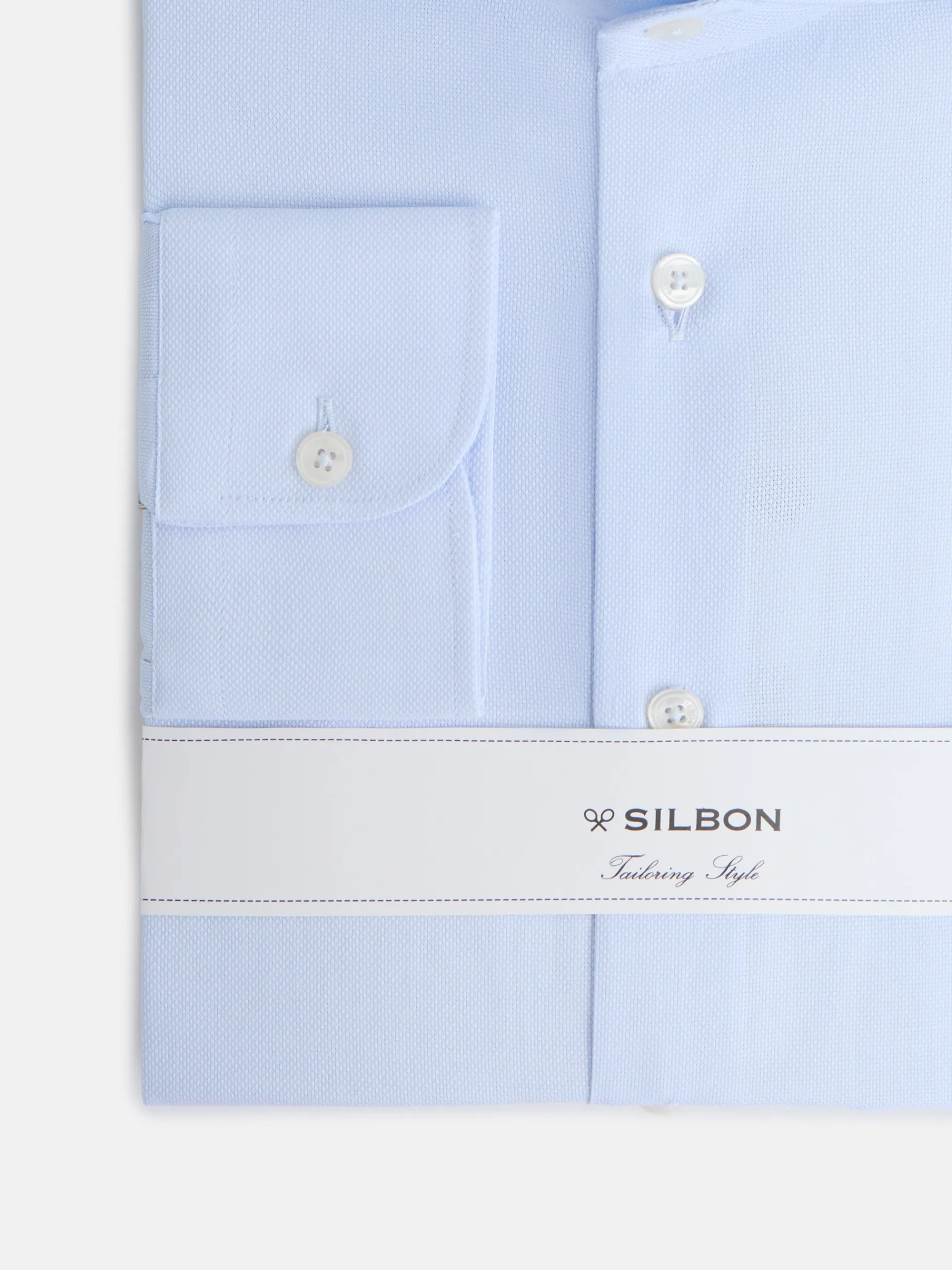 Silbon Formal Y Etiqueta·Camisas De Vestir-Camisa vestir estructura celeste clara Celeste claro
