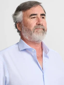 Silbon Formal Y Etiqueta·Camisas De Vestir-Camisa vestir mini rayas puño simple Celeste