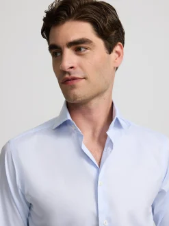 Silbon Formal Y Etiqueta·Camisas De Vestir-Camisa vestir puño simple celeste clara Celeste&nbsp;claro