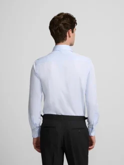 Silbon Formal Y Etiqueta·Camisas De Vestir-Camisa vestir puño simple celeste clara Celeste&nbsp;claro