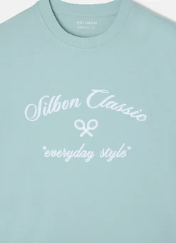 Silbon Smart Casual·Camisetas-Camiseta everyday style Verde