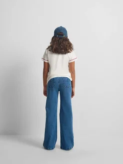 Silbon Camisetas Y Polos-Camiseta girl raqueta etnica multicolor blanca Blanco