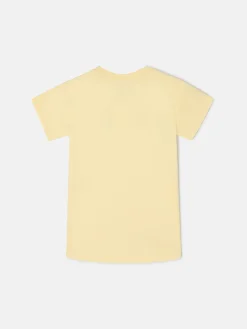 Silbon Camisetas Y Polos-Camiseta girl vibes amarilla Amarillo