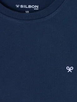 Silbon Camisetas-Camiseta kids minilogo azul marino Azul&nbsp;marino