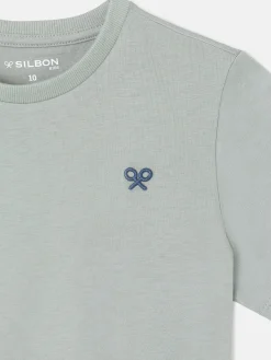 Silbon Camisetas-Camiseta kids minilogo Verde