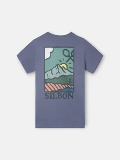 Silbon Camisetas-Camiseta kids picture Azul