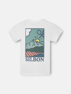 Silbon Camisetas-Camiseta kids picture blanca Blanco