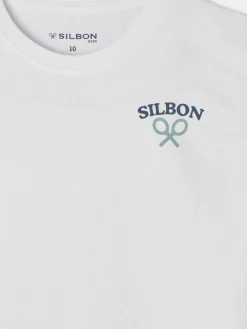 Silbon Camisetas-Camiseta kids picture blanca Blanco