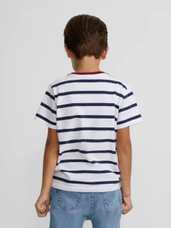 Silbon Camisetas-Camiseta kids raya marinas Azul&nbsp;marino