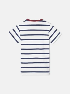 Silbon Camisetas-Camiseta kids raya marinas Azul&nbsp;marino