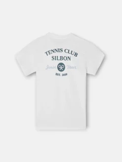 Silbon Camisetas-Camiseta kids tennis club blanca Blanco