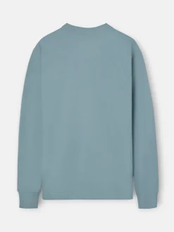 Silbon Smart Casual·Camisetas-Camiseta manga larga bolsillo Verde