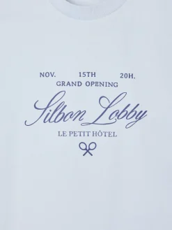 Silbon Smart Casual·Camisetas-Camiseta petit hotel azul claro Azul&nbsp;claro