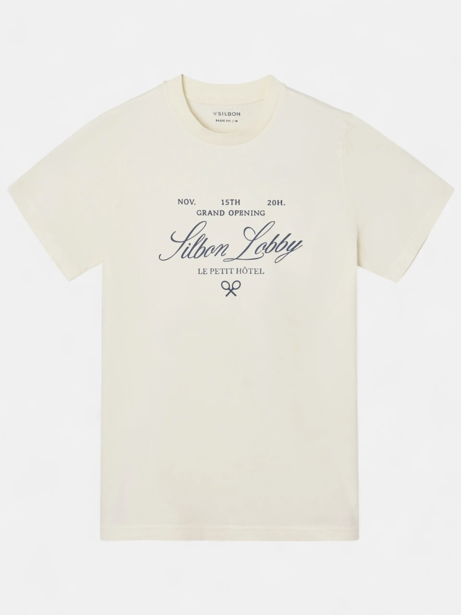 Silbon Smart Casual·Camisetas-Camiseta petit hotel Crema