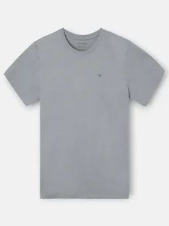 Silbon Smart Casual·Camisetas-Camiseta pixel etnico azul Gris