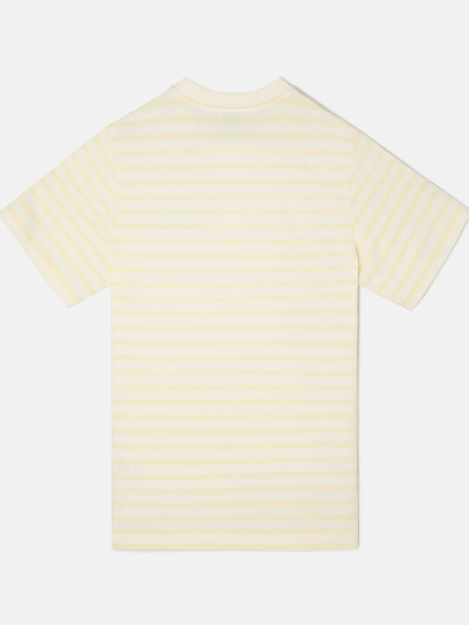 Silbon Smart Casual·Camisetas-Camiseta raya media Amarillo