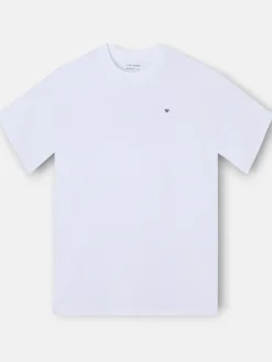 Silbon Camisetas|Smart Casual·Camisetas-Camiseta relaxed fit sport college Blanco