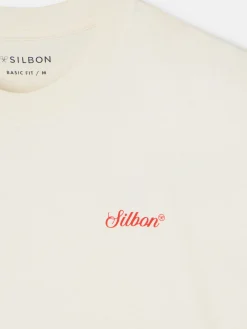 Silbon Smart Casual·Camisetas-Camiseta sail club Crema