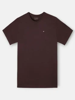 Silbon Smart Casual·Camisetas-Camiseta minilogo Marron
