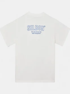 Silbon Camisetas|Smart Casual·Camisetas-Camiseta special fit two rackets blanca Blanco