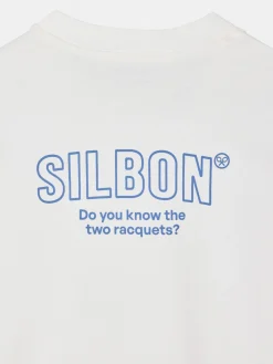 Silbon Camisetas|Smart Casual·Camisetas-Camiseta special fit two rackets blanca Blanco
