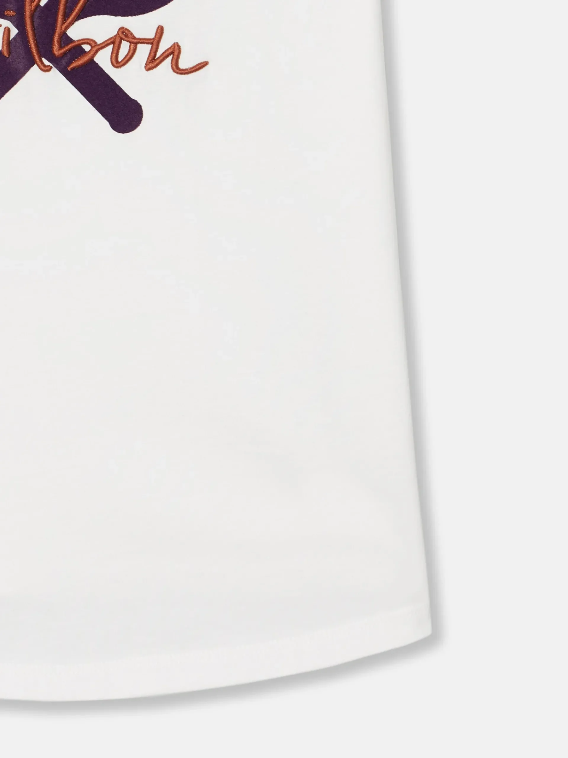 Silbon Camisetas, Polos Y Tops-Camiseta woman clasica Crudo