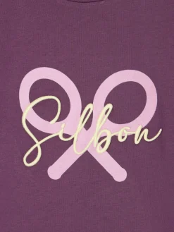 Silbon Camisetas, Polos Y Tops-Camiseta woman clasica raqueta Morado