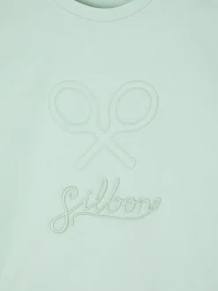 Silbon Camisetas, Polos Y Tops-Camiseta woman clasica Verde