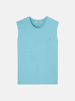 Silbon Camisetas, Polos Y Tops-Camiseta woman sun Azul