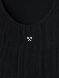 Silbon Camisetas, Polos Y Tops-Camiseta woman tank negra Negro