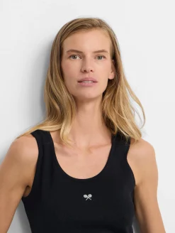 Silbon Camisetas, Polos Y Tops-Camiseta woman tank negra Negro