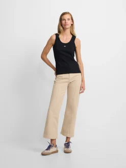 Silbon Camisetas, Polos Y Tops-Camiseta woman tank negra Negro