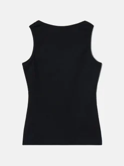 Silbon Camisetas, Polos Y Tops-Camiseta woman tank negra Negro