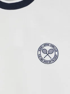 Silbon Camisetas, Polos Y Tops-Camiseta woman varsity blanca Blanco