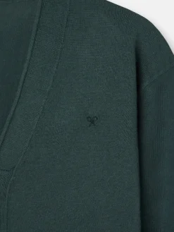 Silbon Smart Casual·Jerséis Y Cárdigan-Cardigan classic verde oscuro Verde&nbsp;oscuro