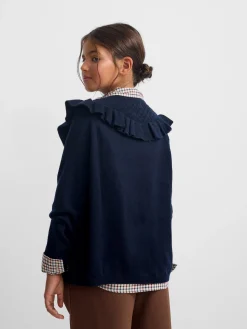 Silbon Exterior Y Punto-Cardigan girl punto volante marino Azul&nbsp;marino