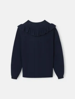 Silbon Exterior Y Punto-Cardigan girl punto volante marino Azul&nbsp;marino