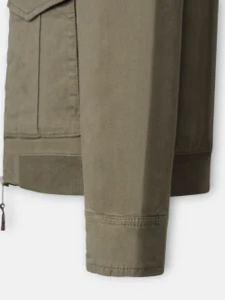 Silbon Smart Casual·Abrigos Y Cazadoras-Cazadora garment dye Khaki