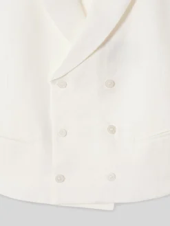 Silbon Formal Y Etiqueta·Chalecos-Chaleco chaque clasico blanco roto Blanco&nbsp;hueso