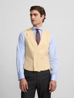 Silbon Formal Y Etiqueta·Chalecos-Chaleco chaque clasico Camel