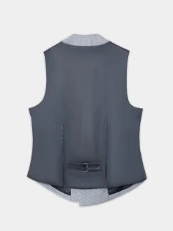 Silbon Formal Y Etiqueta·Chalecos-Chaleco chaque clasico pata de gallo Azul