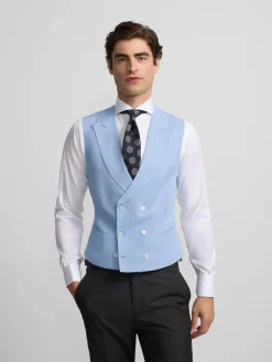 Silbon Formal Y Etiqueta·Chalecos-Chaleco chaque cuello clasico azafata Sin color